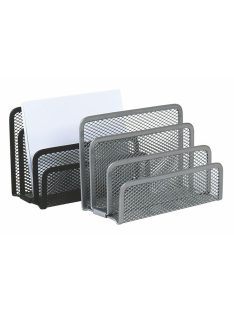   VICTORIA OFFICE Levéltartó, fémhálós, VICTORIA OFFICE, fekete