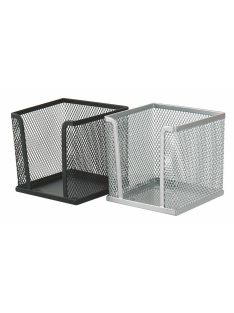   VICTORIA OFFICE Kockatömbtartó, fémhálós, VICTORIA OFFICE, fekete