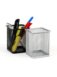   VICTORIA OFFICE Írószertartó, fémhálós, szögletes, VICTORIA OFFICE, fekete