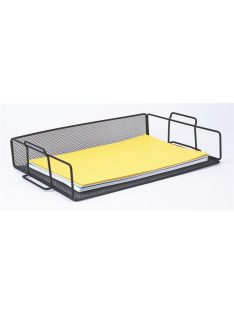   VICTORIA OFFICE Irattálca, fémhálós, VICTORIA OFFICE, fekete