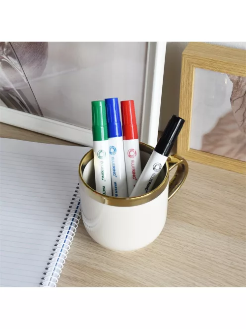 Alkoholos marker készlet, 1-4mm, vágott hegyű, 4-es készlet, Bluering®