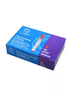Alkoholos marker 3mm, kerek végű Bluering® piros