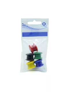 Mágnes 20mm, 10 db-os 5 féle vegyes színek Bluering®