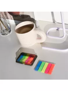   Jelölőcímke 12x45mm, 5x25lap, műanyag 5szín/bliszter, adagolón Bluering®