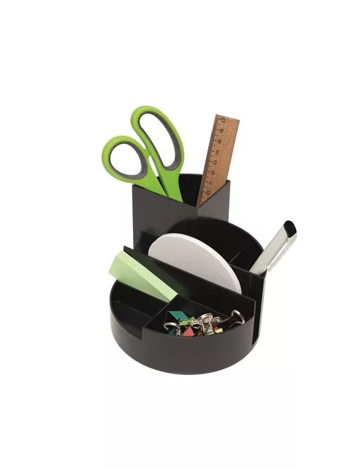 MAUL Írószertartó, újrahasznosított, MAUL "Roundbox", fekete