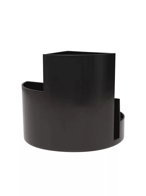MAUL Írószertartó, újrahasznosított, MAUL "Roundbox", fekete