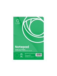 Jegyzettömb ragasztott, A5, 50lap, Bluering® sima