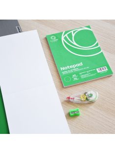 Jegyzettömb ragasztott, A5, 50lap, Bluering® sima