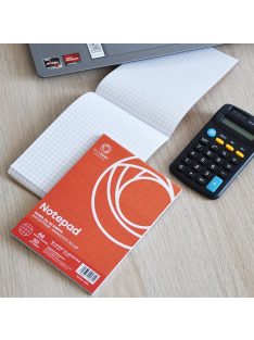 Jegyzettömb ragasztott, A6, 50lap, Bluering® kockás