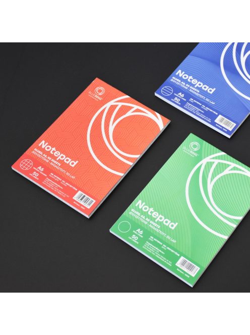 Jegyzettömb ragasztott, A6, 50lap, Bluering® kockás