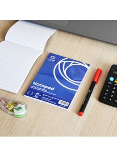 Jegyzettömb ragasztott, A6, 50lap, Bluering® vonalas