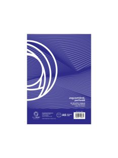 Jegyzettömb perforált, A5, 50lap, Bluering® vonalas