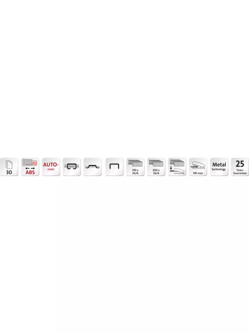 Tűzőgép B 7A Automatic, 30 lap, 24-26/6 SUPER, kék