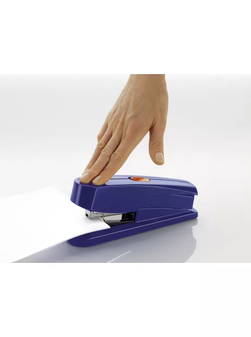 Tűzőgép B 8FC PoD, 50 lap Flat Clinch, 24/6-8 SUPER, fényes kék