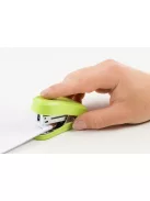 Tűzőgép Mini, 12 lap, 24-26/6, bliszter, fényes zöld