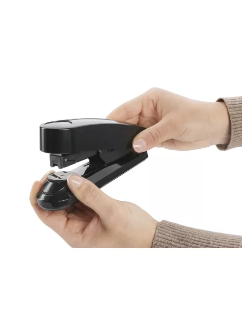 Tűzőgép B 4FC re+new, 50 lap FlatClinch, 24-26/6-8 SUPER, fekete