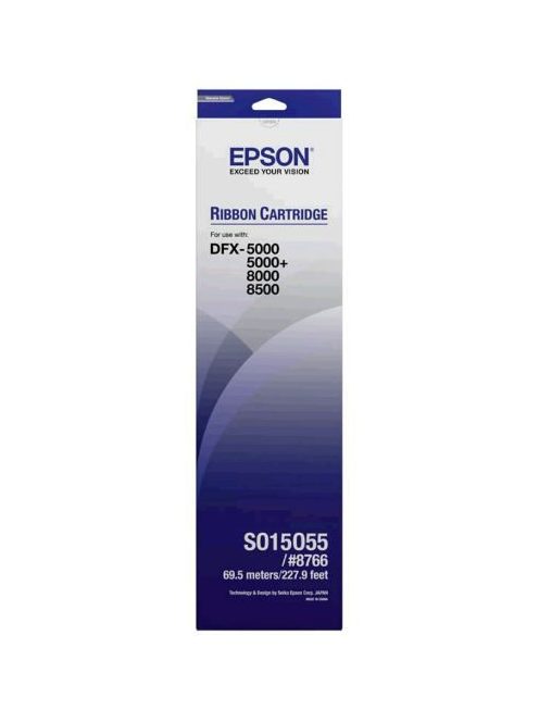 EPSON S015055 Festékszalag DFX 5000, 8000 nyomtatókhoz, EPSON, 8766, fekete