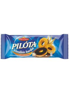   GYŐRI Vaníliás karika, 150 g, GYŐRI " Pilóta", étcsokoládés