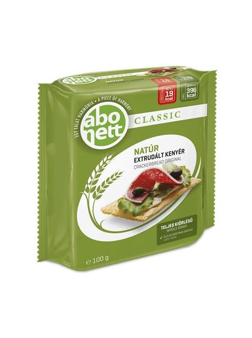 ABONETT Extrudált kenyér, ABONETT, 100 g, natúr