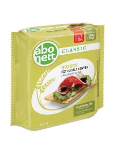 ABONETT Extrudált kenyér, ABONETT, 100 g, rozsos