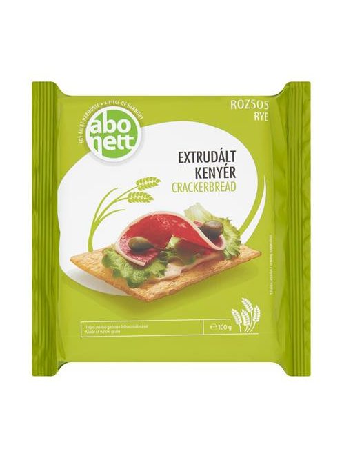 ABONETT Extrudált kenyér, ABONETT, 100 g, rozsos