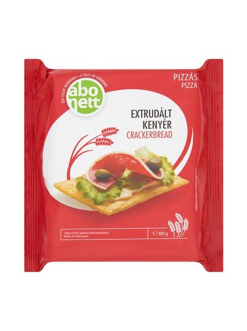 ABONETT Extrudált kenyér, ABONETT, 100 g, pizzás