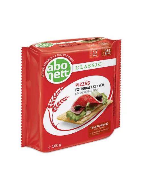 ABONETT Extrudált kenyér, ABONETT, 100 g, pizzás