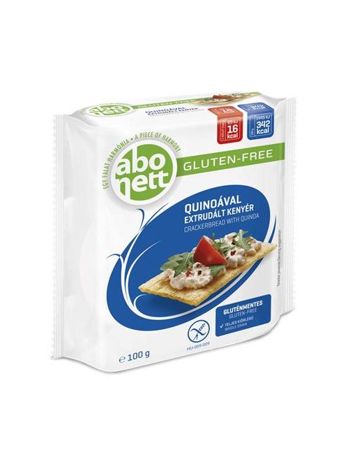 ABONETT Extrudált kenyér, ABONETT, 100 g, quinoával, gluténmentes