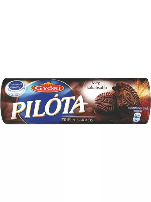 GYŐRI Keksz, 180 g, GYŐRI "Pilóta Tripla", kakaós
