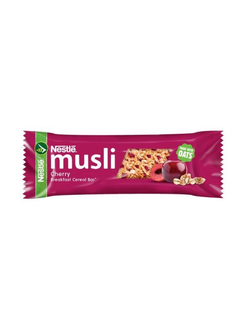 NESTLE Müzliszelet, 35 g, NESTLÉ, cseresznyés