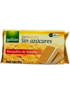 GULLÓN Nápolyi, cukormentes, 60 g, GULLÓN, vaníliás