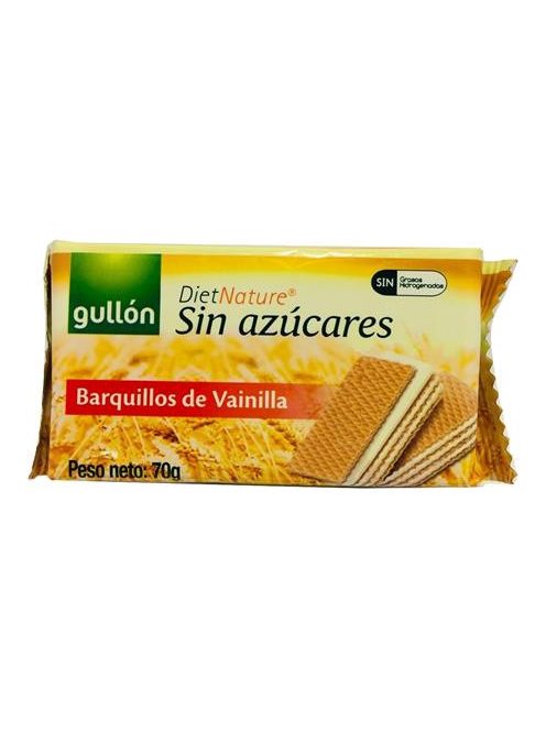 GULLÓN Nápolyi, cukormentes, 60 g, GULLÓN, vaníliás