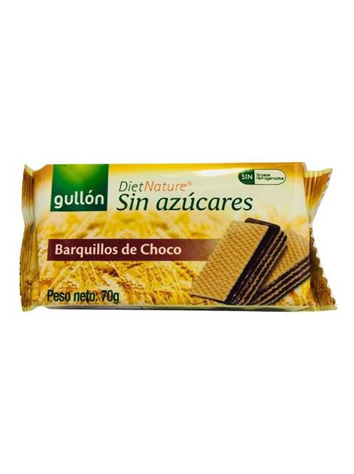 GULLÓN Nápolyi, cukormentes, 60 g, GULLÓN, kakaós