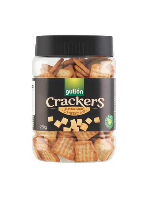 GULLÓN Kréker, 250 g, GULLÓN "Cracker", cheddar sajtos