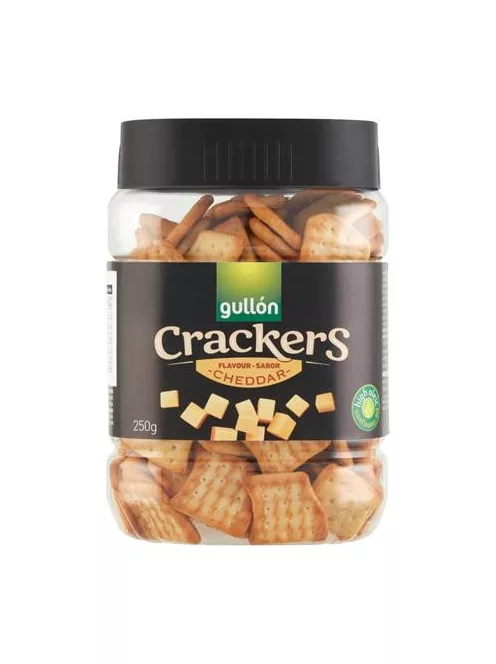 GULLÓN Kréker, 250 g, GULLÓN "Cracker", cheddar sajtos