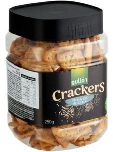   GULLÓN Kréker, 250 g, GULLÓN "Cracker", chia magos-quinoás