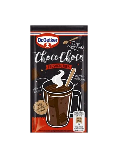 DR OETKER Forró csokoládé, 32 g, DR OETKER "Choco-Choco", étcsokis