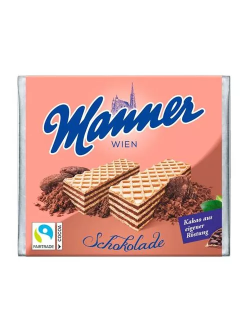 MANNER Csokoládés ostya, 75 g, MANNER