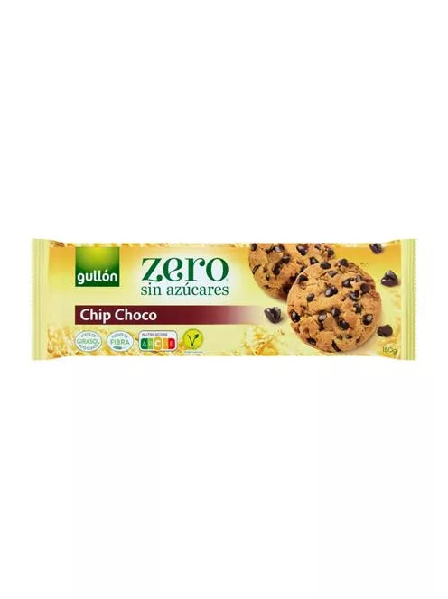 GULLÓN Keksz, 150 g, GULLÓN "Chip Choco", gluténmentes, csokidarabokkal