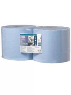   TORK Törlőpapír, tekercses, 26,2 cm átmérő, W2 rendszer, 2 rétegű, TORK "Nagy teljesítményű", kék