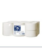 TORK Toalettpapír, T2 rendszer, 2 rétegű, 18, 8 cm átmérő, Advanced, TORK "Mini Jumbo", fehér