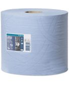 TORK Törlőpapír, tekercses, 26,2 cm átmérő, W2 rendszer, 3 rétegű, TORK "Ipari nagy teljesítményű", kék