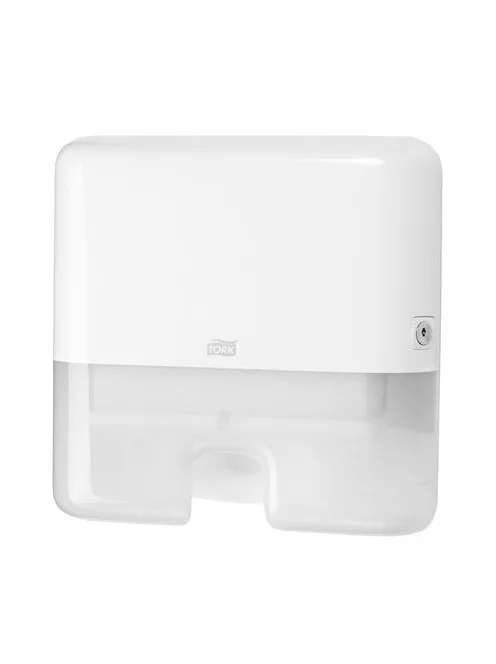 TORK Kéztörlő adagoló, Interfold hajtogatás, H2 rendszer, Elevation, TORK "Xpress Multifold Mini", fehér