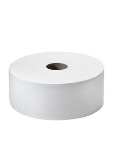   TORK Toalettpapír, T1 rendszer, 2 rétegű, 26 cm átmérő, Universal, TORK "Jumbo", fehér 