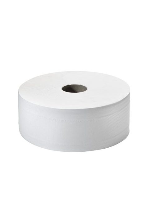 TORK Toalettpapír, T1 rendszer, 2 rétegű, 26 cm átmérő, TORK "Jumbo", fehér