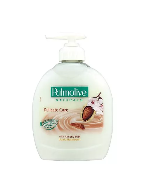 PALMOLIVE Folyékony szappan, 0,3 l, PALMOLIVE Delicate Care "Almond milk"