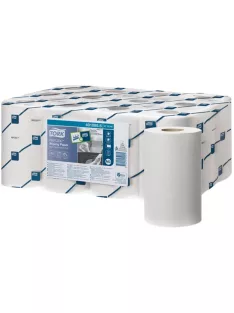   TORK Törlőpapír, tekercses, 13 cm átmérő, M3 rendszer, 1 rétegű, Advanced, TORK "Reflex", fehér