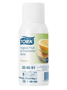 TORK Illatosító spray, 75 ml, TORK, trópusi gyümölcs