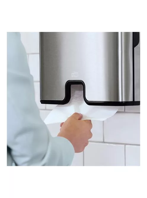 TORK Kéztörlő adagoló, Interfold hajtogatás, H2 rendszer, Image Line, TORK "Xpress Multifold", rozsdamentes