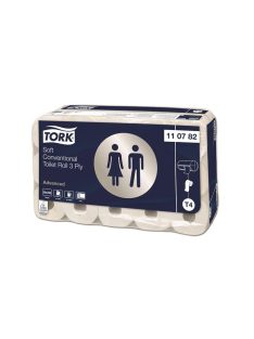   TORK Toalettpapír, T4 rendszer, 3 rétegű, 12,5 cm átmérő, Advanced, TORK, fehér